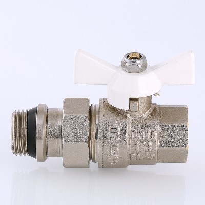 VT.227.NRW.05 Кран шаровой VALTEC BASE с полусгоном  и дополнительным уплотнением Valtec 3/4"  - Вид №4