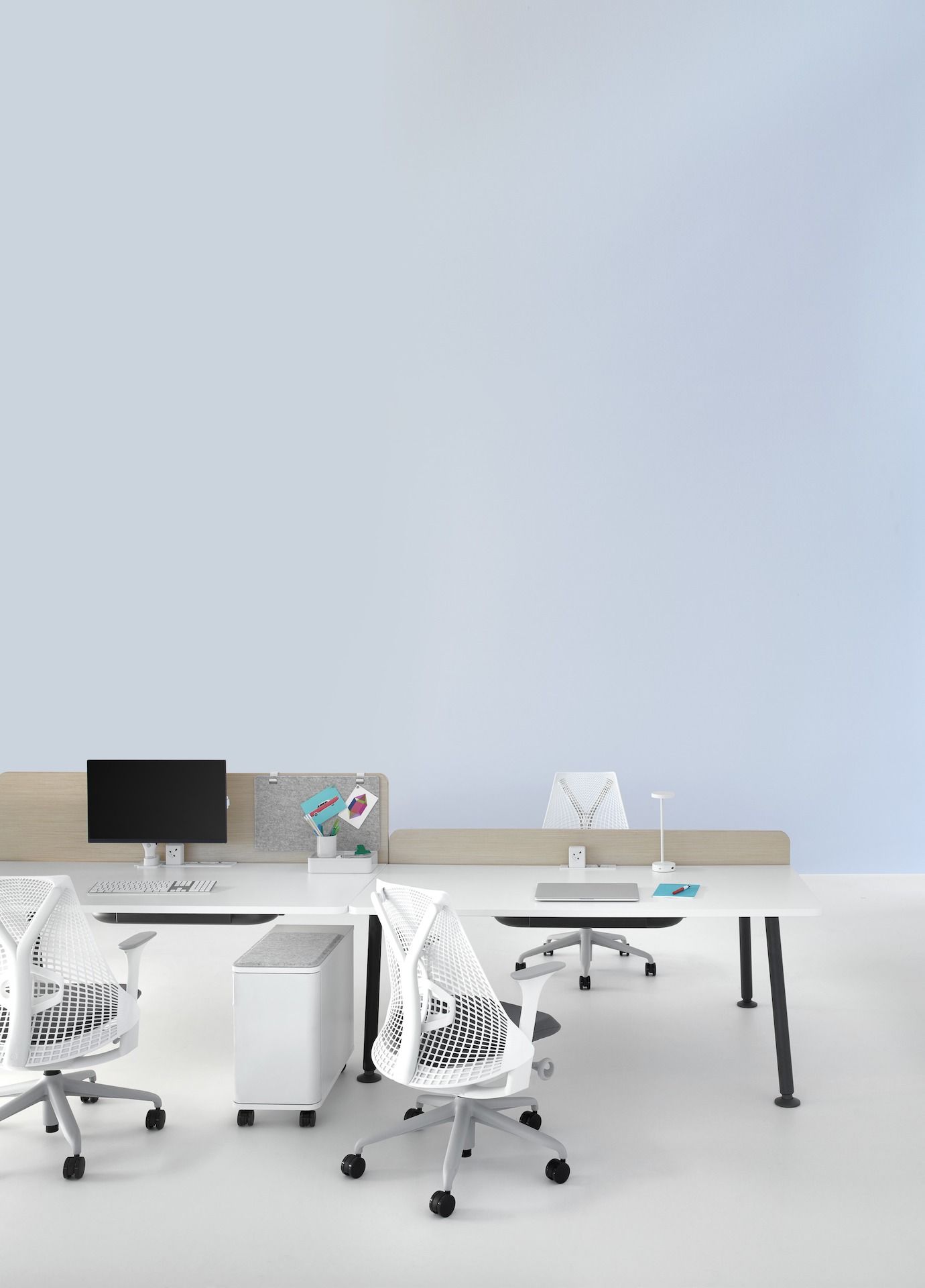 5 спиц подлокотник поворотный операционный офисный стул Herman Miller Sayl ARCH-00001394 - Вид №4