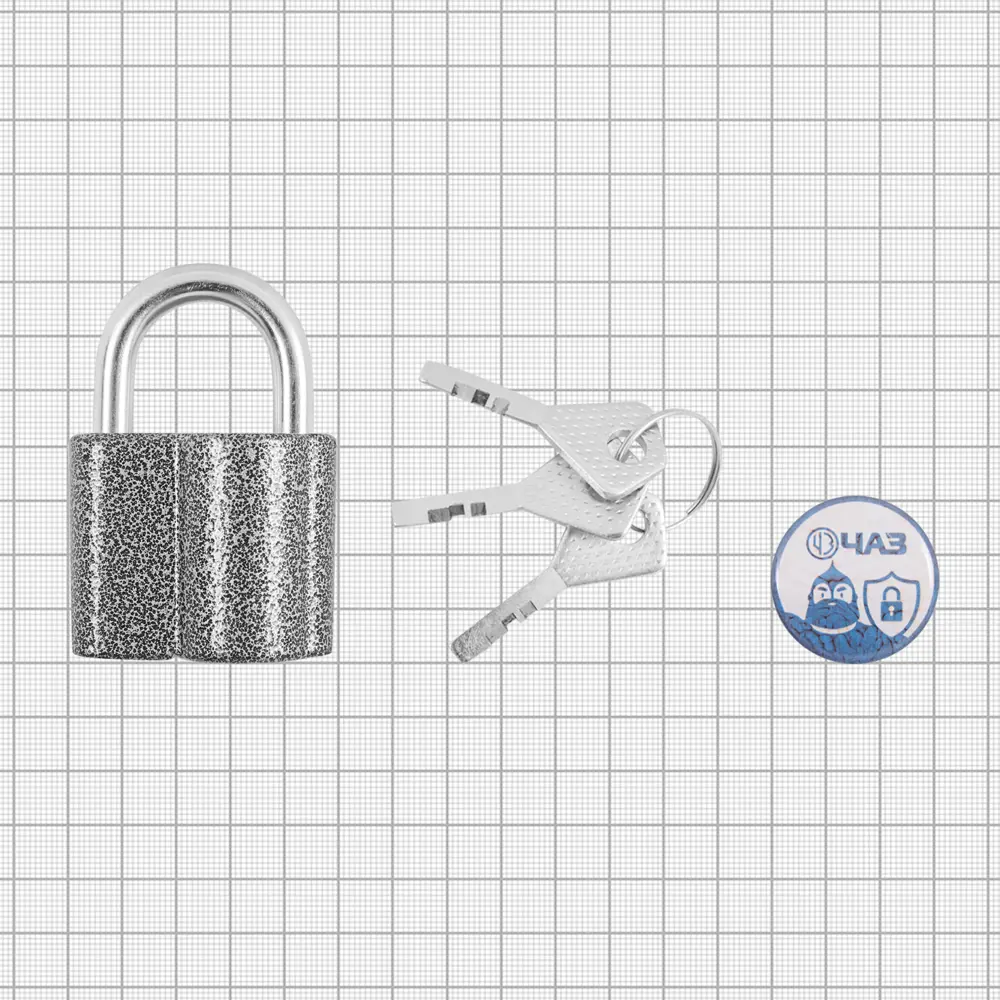 Навесной замок ЧАЗ с защитой от срезания 49×72 мм 85443718 STLM-0062825 - Вид №2