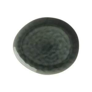 Тарелка овальная Artisan, 33х29 см, серая