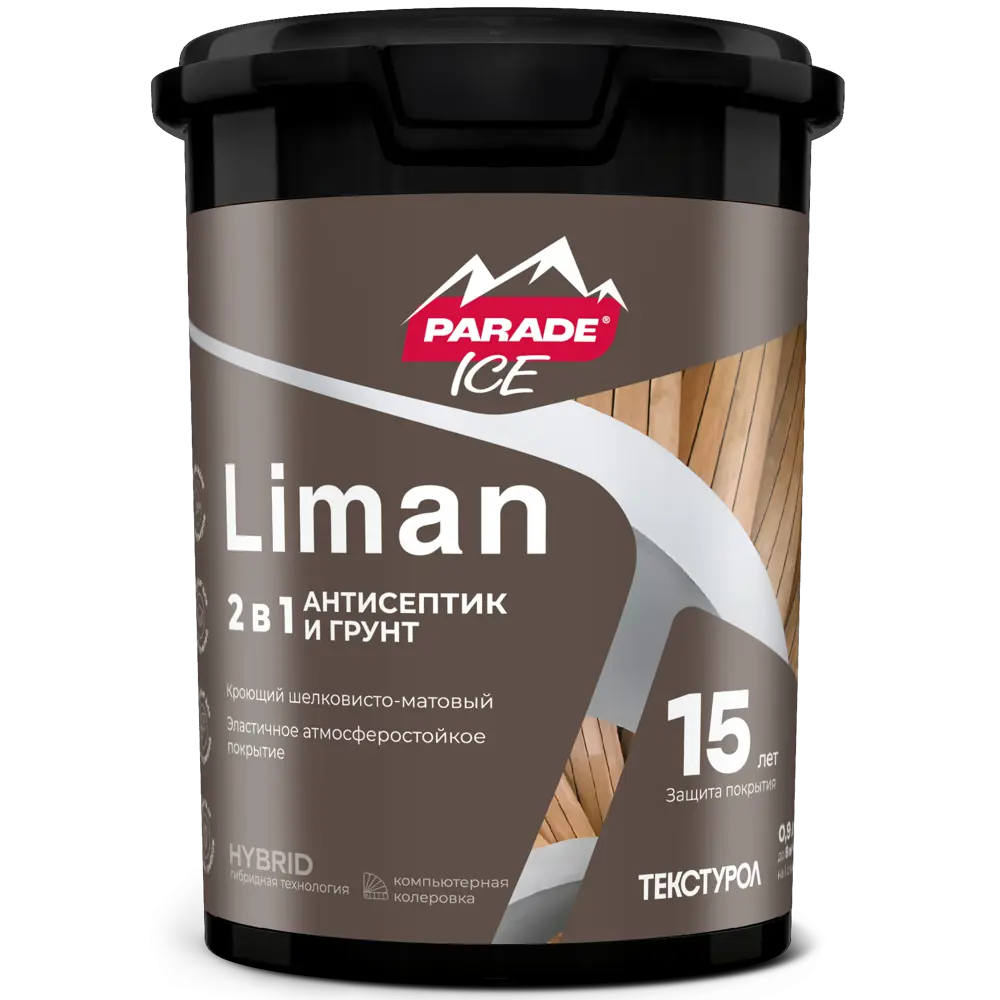 Parade Liman - защитно-декоративный антисептик для дерева 0.9 л 89407365 STLM-1576997 - Вид №1