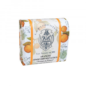 245000 Туалетное мыло коллекция Фруктовые сады Апельсин и Дикий Фенхель La Florentina