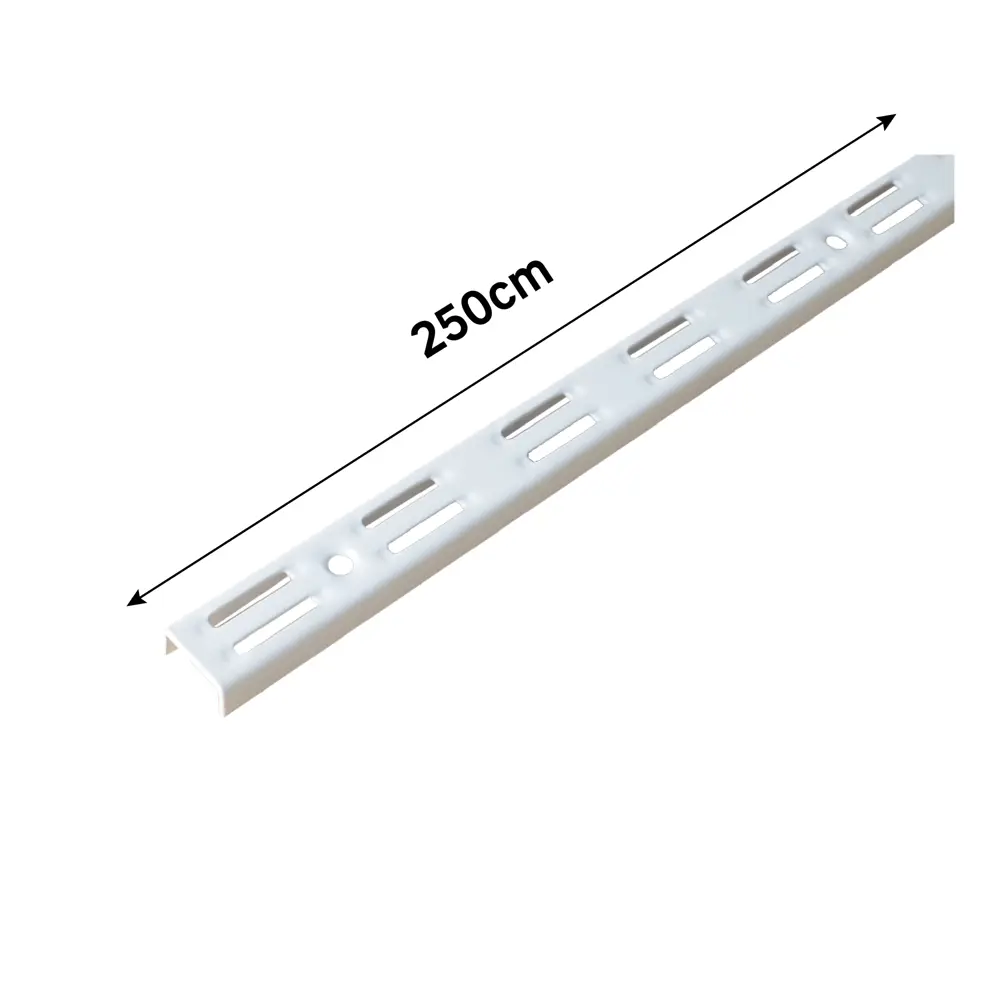 Направляющая двухрядная Spaceo 250 см цвет белый 82658484 STLM-2074917  - Вид №1