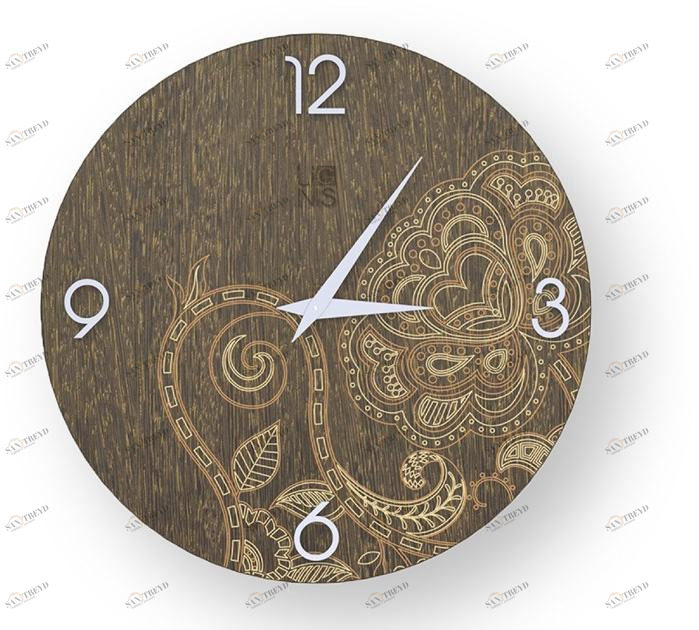 LIGNIS® Настенные часы из дерева с лепниной Dolcevita marrakech 10.050 / 10.128