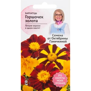 Бархатцы «Горшочек золота» 10 шт.