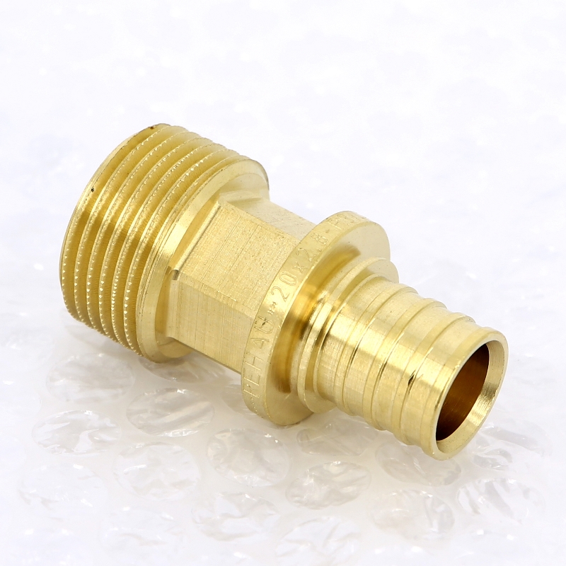 Муфта надвижная Н латунная REHAU 20х3/4" 137985