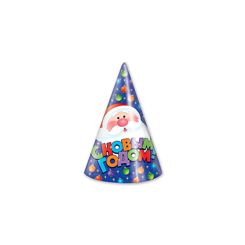 109469 PR Колпачок №1 6 шт. С Новым Годом Елочные игрушки Патибум 