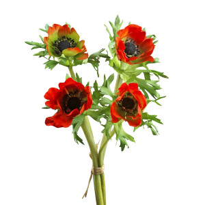 210049-30 ABHIKA ПУЧКА АНЕМОНОВ X4 ORANGE