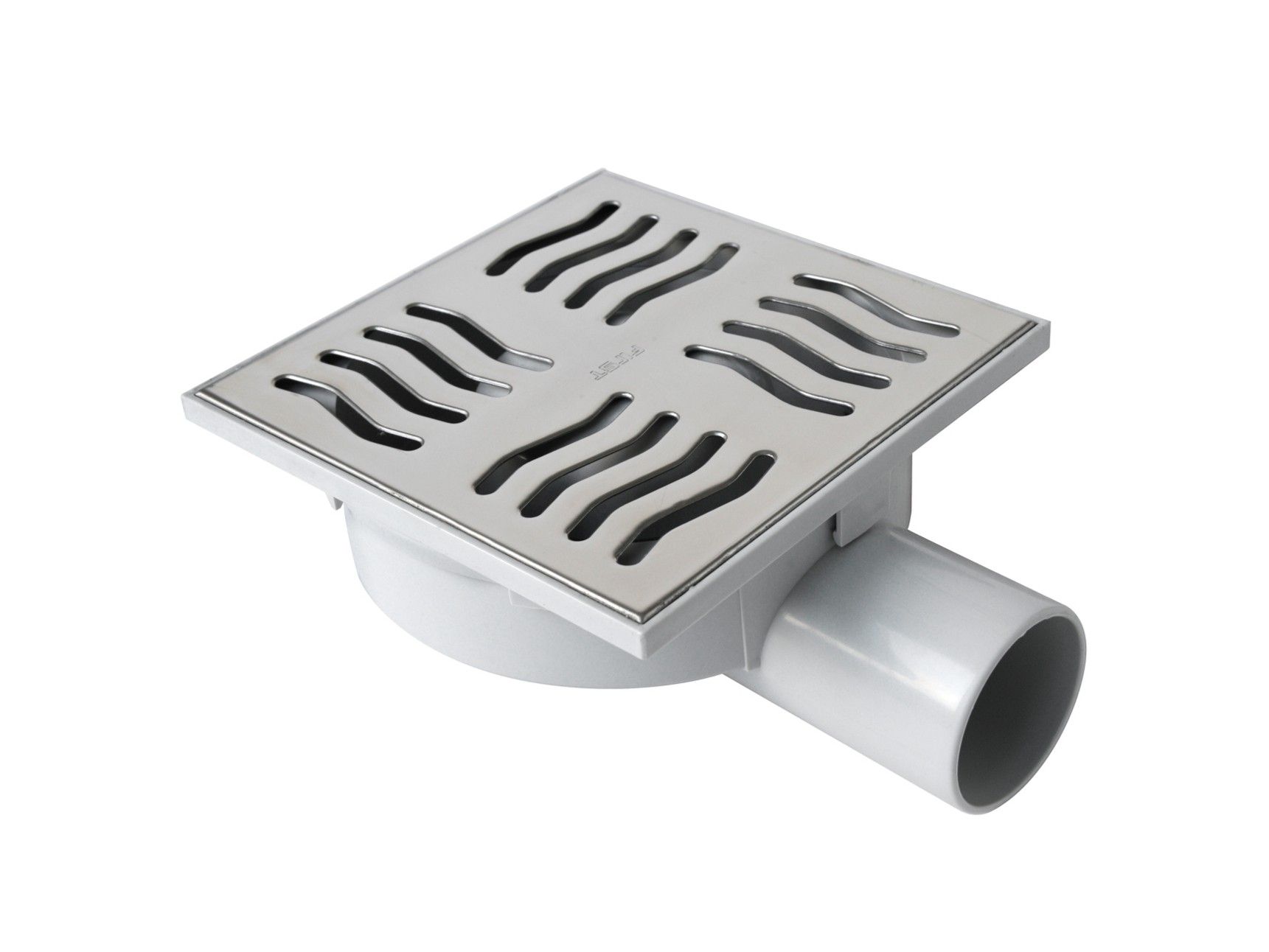 Крышка люка из АБС-пластика с решеткой из нержавеющей стали и поворотным горизонтальным выхлопом First Corporation First Plast ARCH-00081258