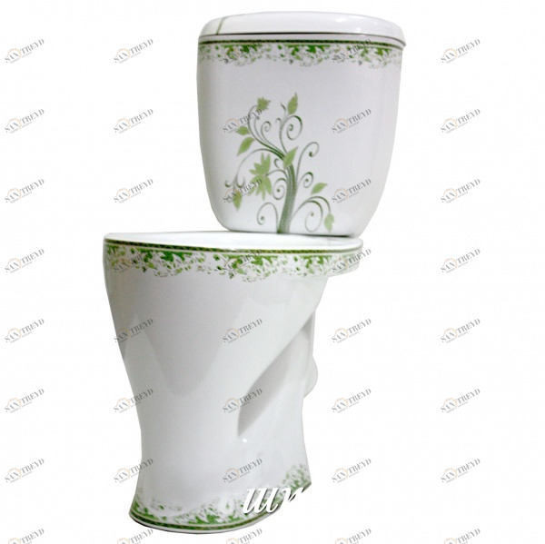 1030109 Компакт унитаз с бачком Белый Лобненский Стройфарфор  Россия 