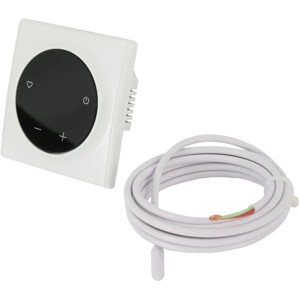 Терморегулятор для теплого пола Onekey Florence ОКЕ-20 электронный программируемый с Wi-Fi цвет белый ONEKEYELECTRO STLM-2086584 - Вид №2