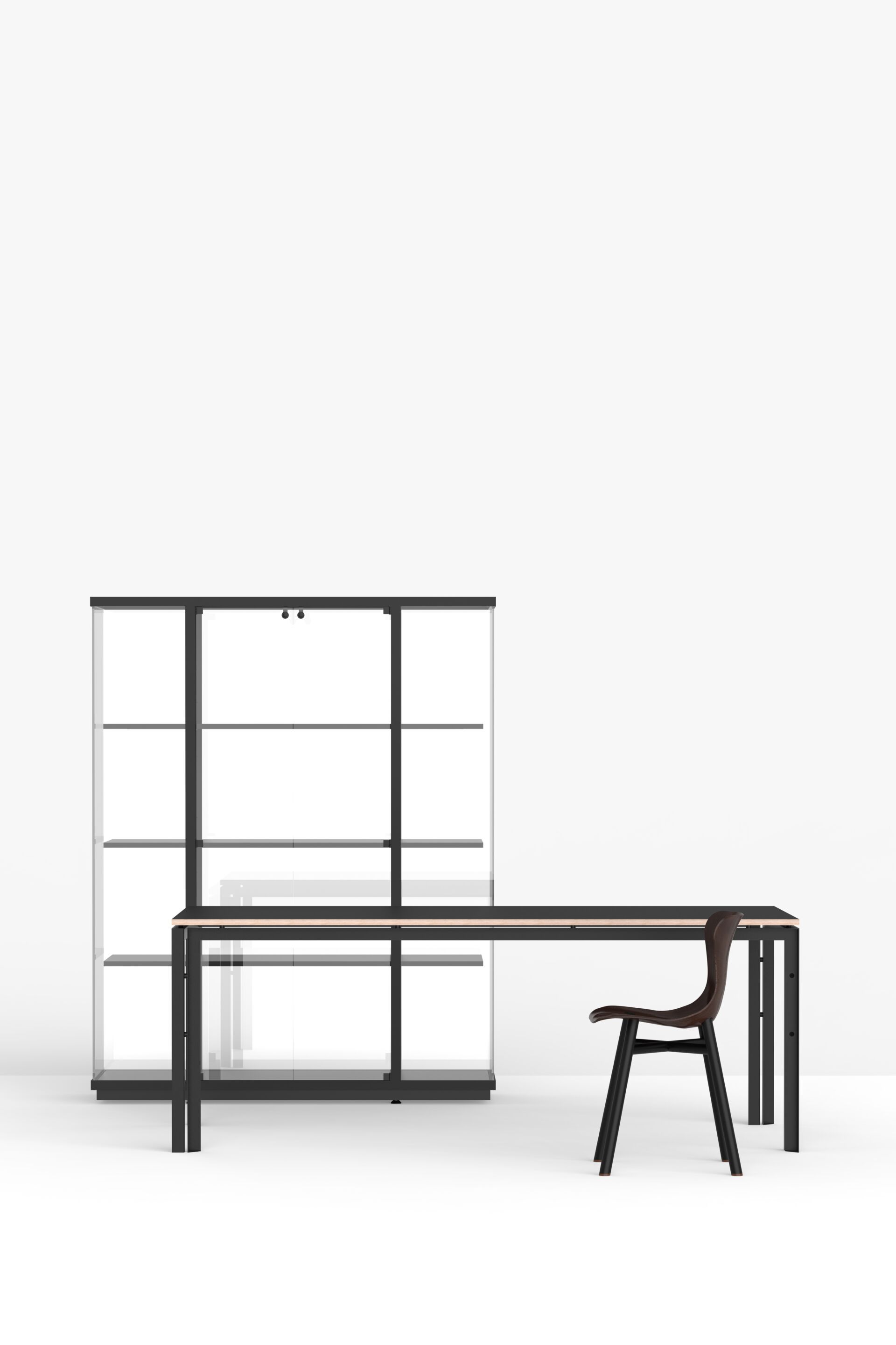 Витрина из алюминия и стекла со встроенным освещением FUNCTIONALS STOLP ARCH-00144309 - Вид №8