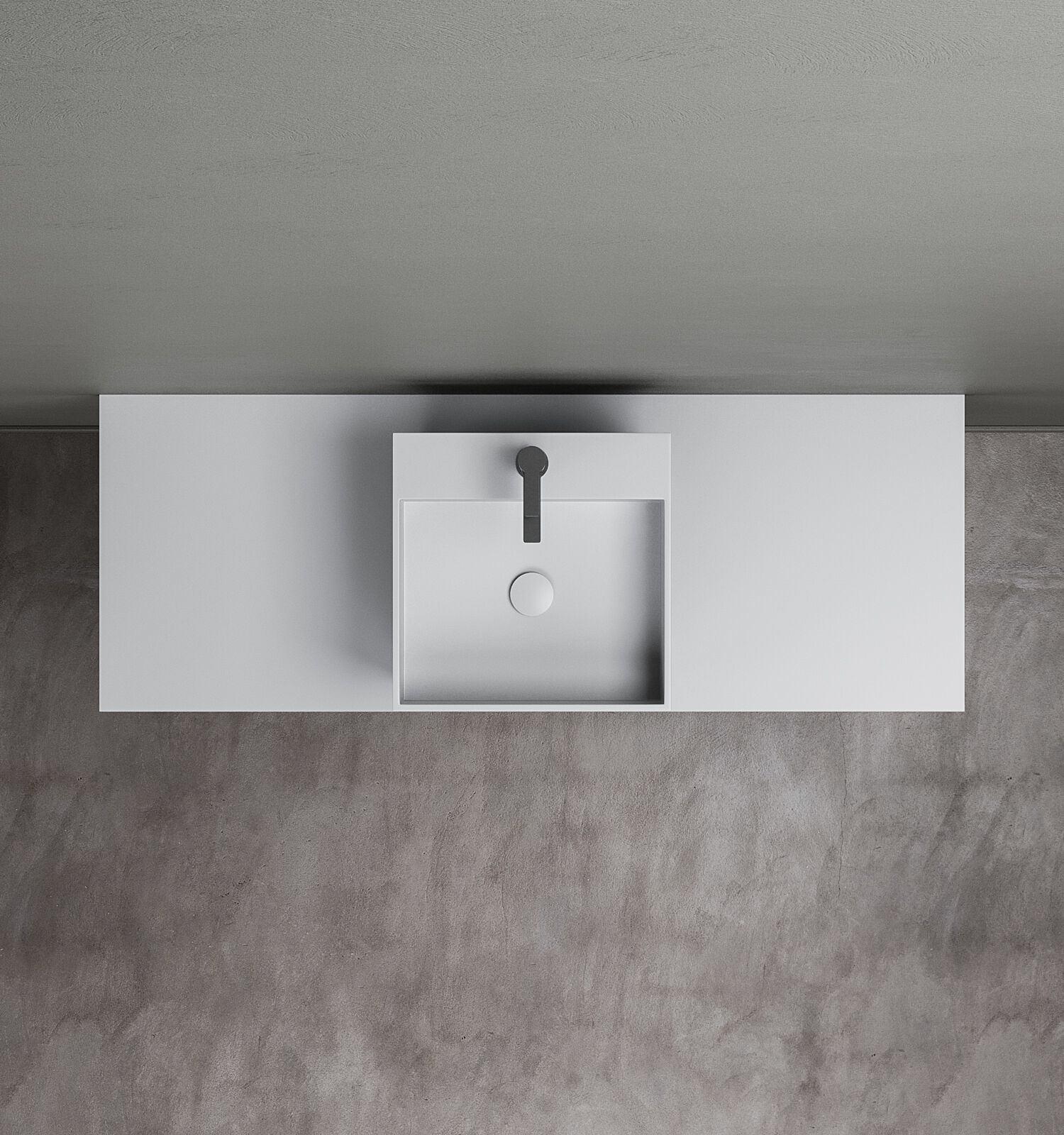 Квадратная столешница из Corian® Acquapazza Corian ® elements ARCH-00050989 - Вид №1