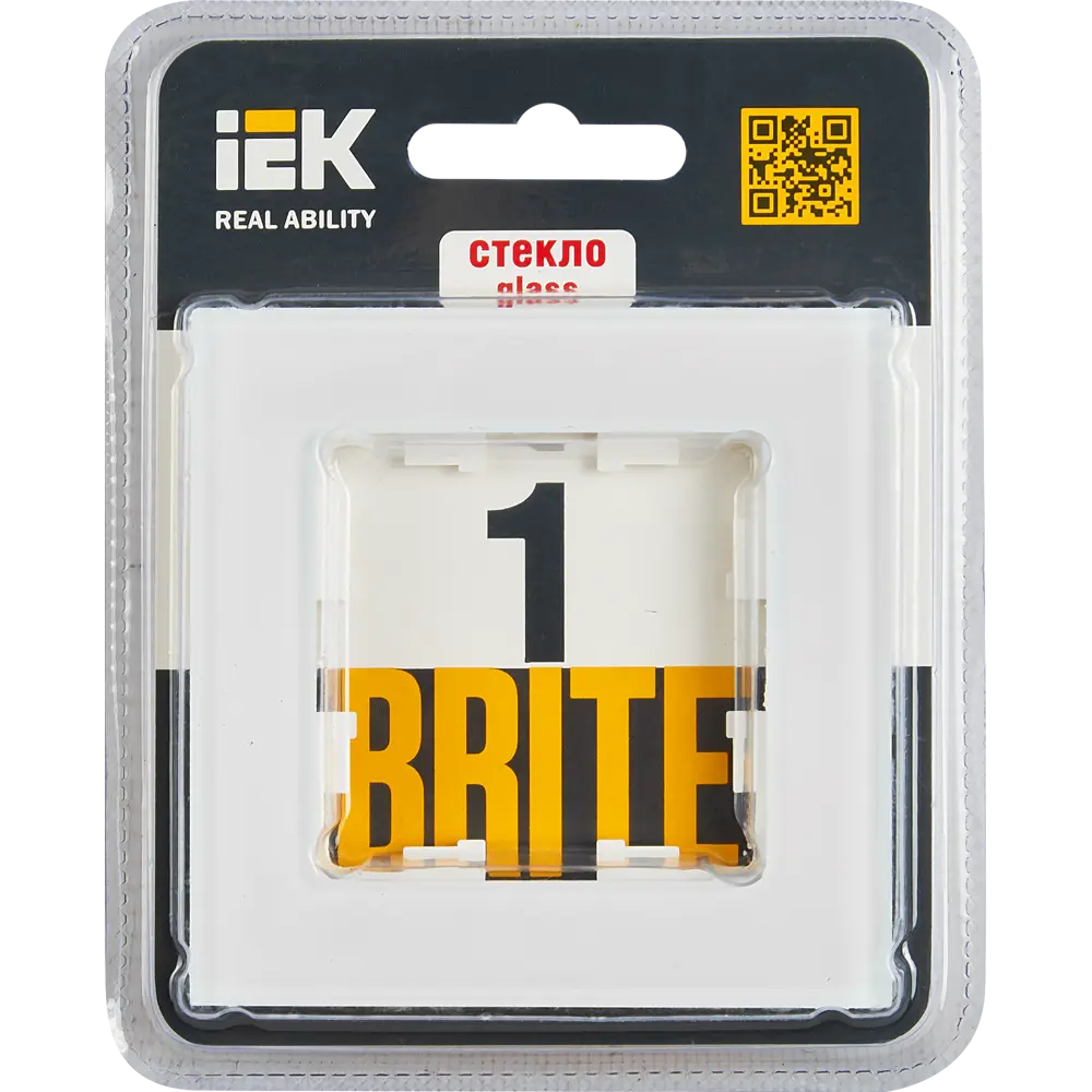 Рамка IEK Brite для розеток и выключателей - элегантное стекло с защитой от влаги 87761324 STLM-1415544 - Вид №3