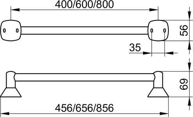 02701010800 Полотенцедержатель KEUCO City.2 - Вид №2