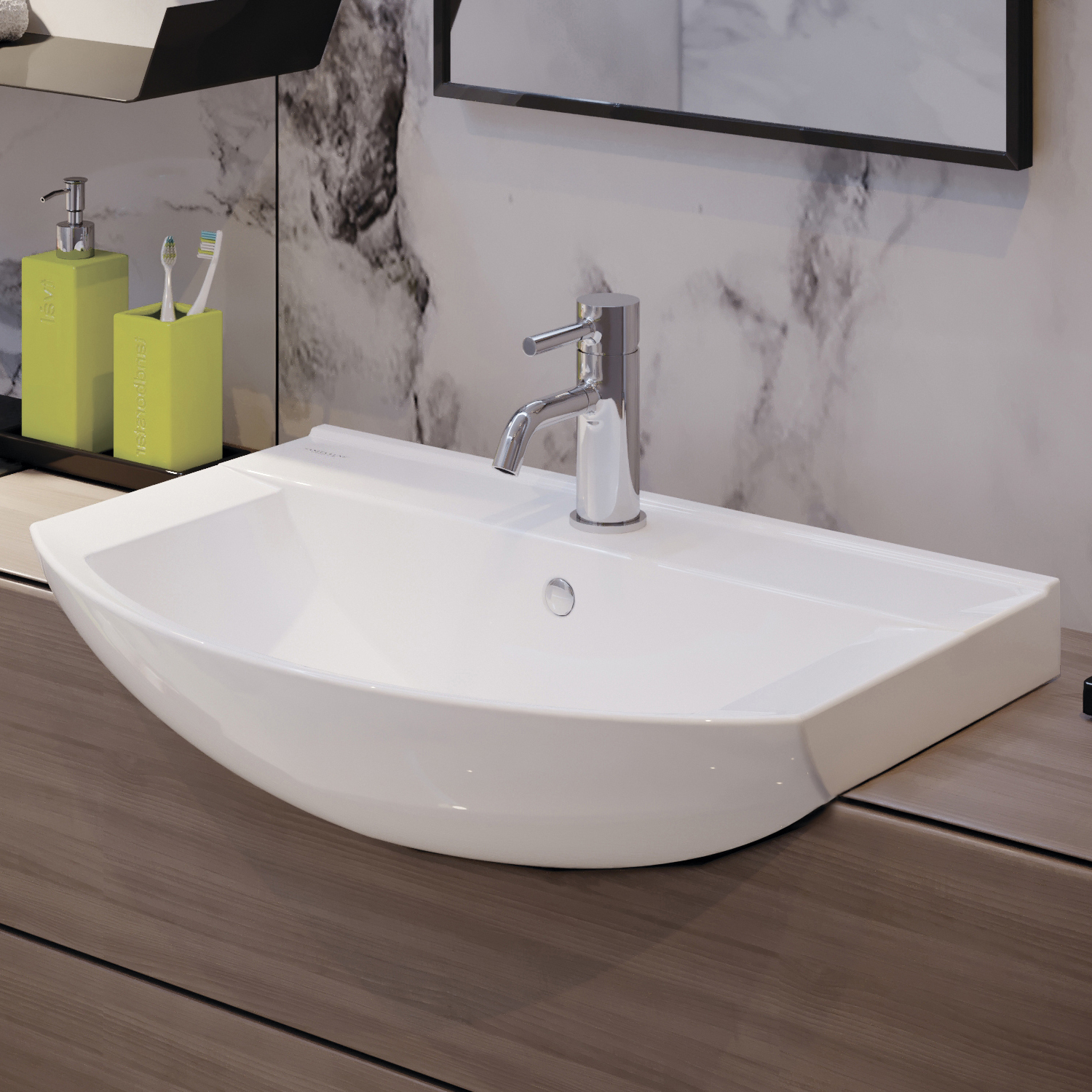 QDR60SLMRPCS0010 Зеркало Quadro 600 SANITA LUXE  - Вид №7