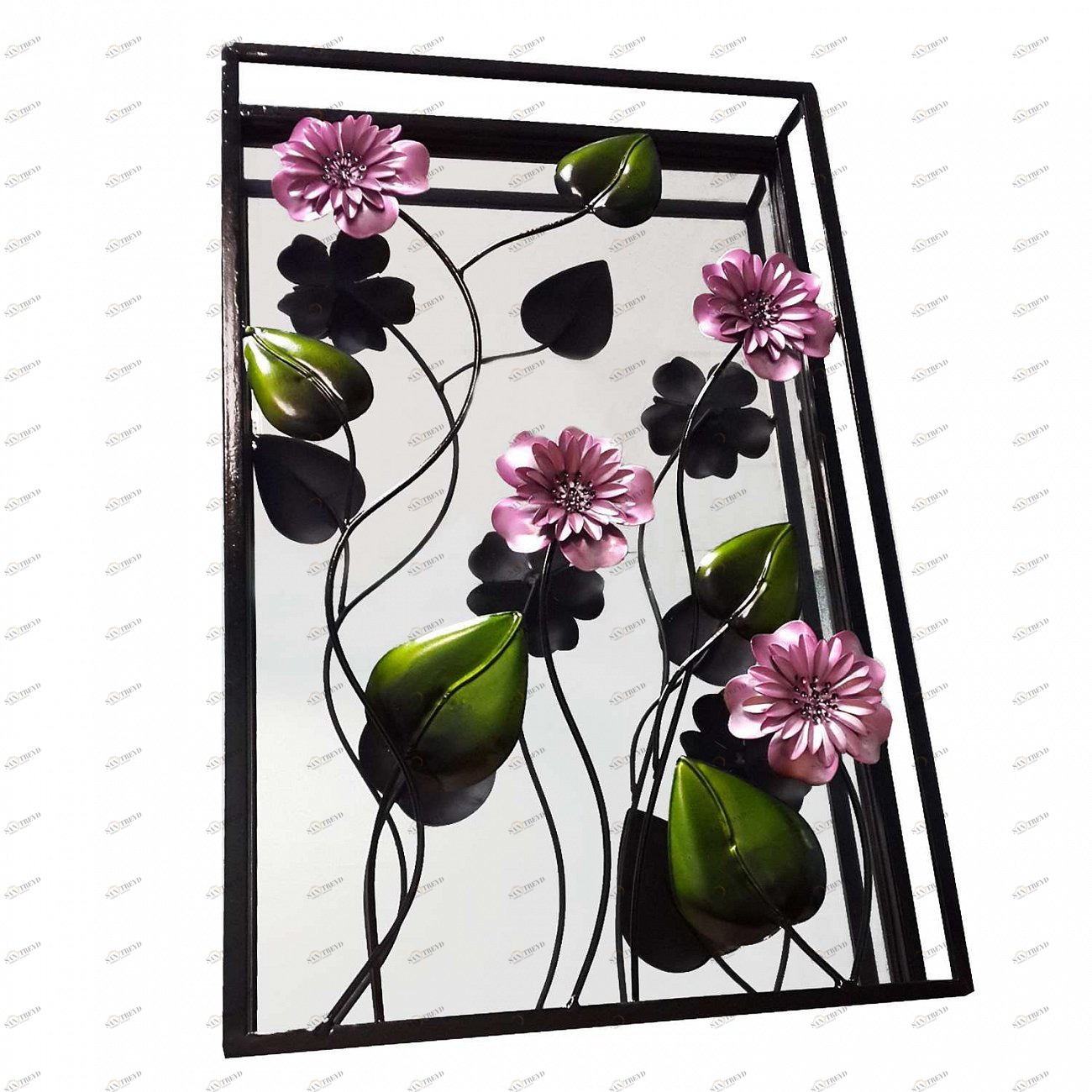 Настенное прямоугольное панно "Нежность" МИСТЕР ПРАЙС  117501 Разноцветный;зеркальный 