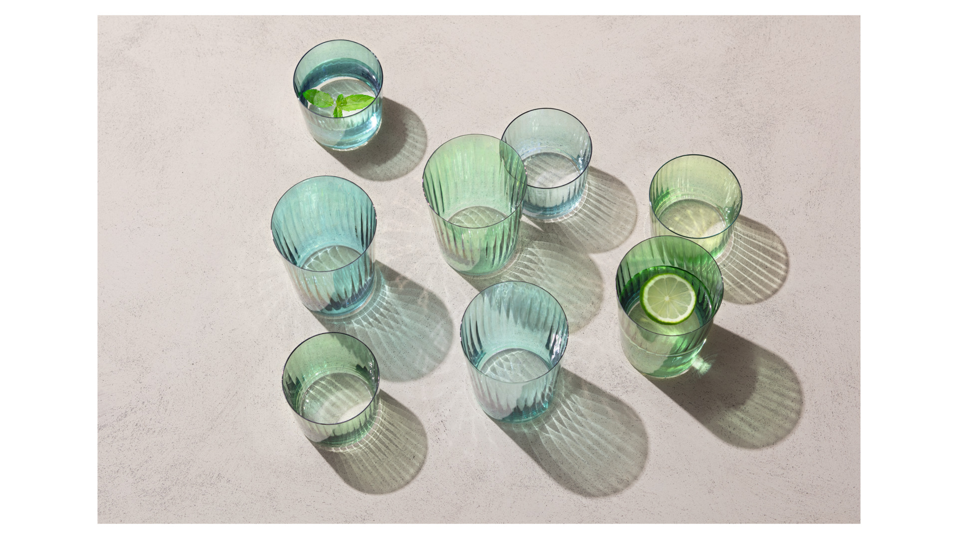 10656281 LSA International Набор стаканов LSA International, "Gems", 560мл, изумрудный, 4шт. Стекло - Вид №2