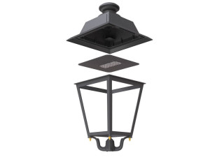 Литая алюминиевая головка фонаря