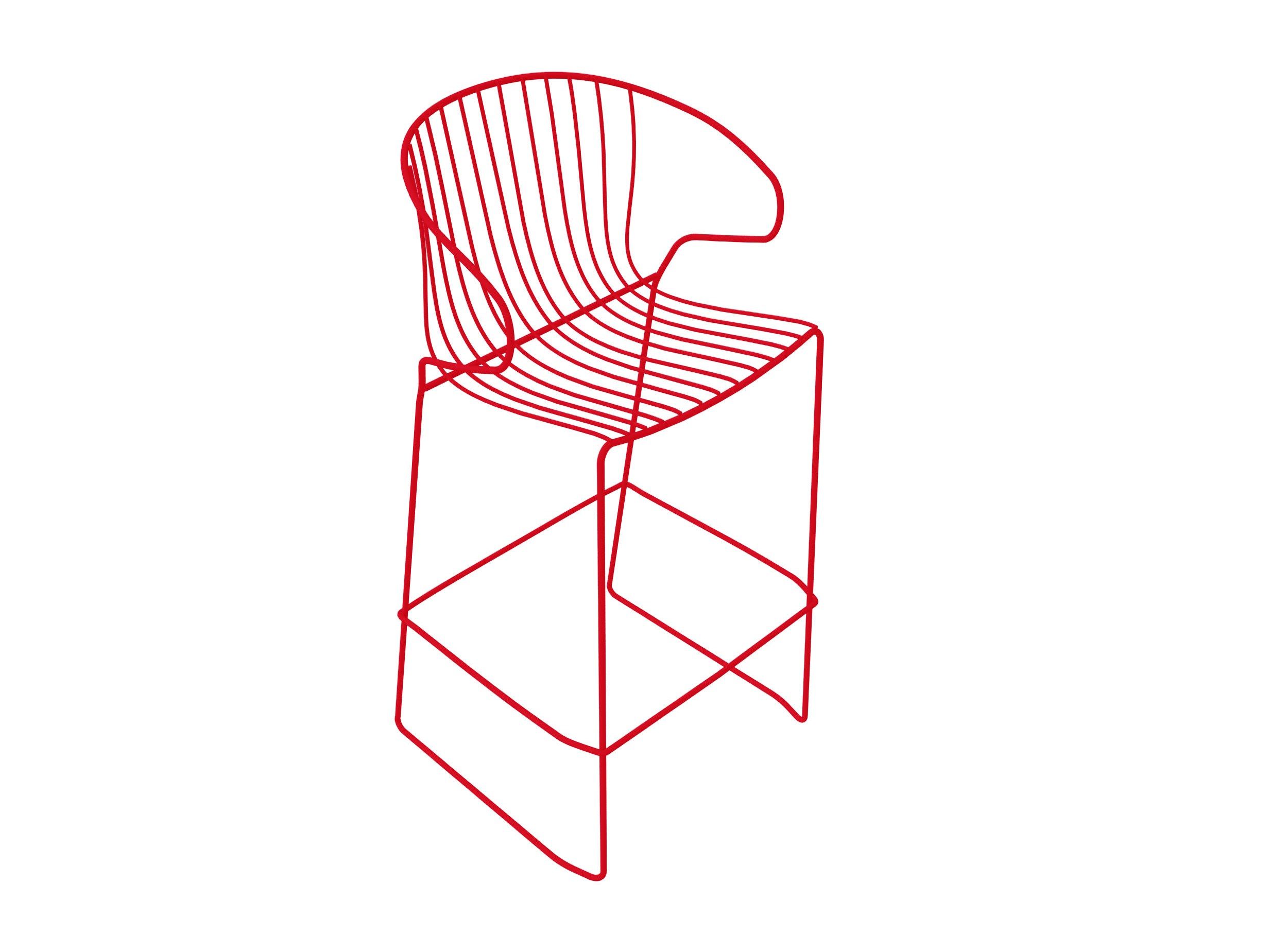 Стальной садовый стул с подлокотниками iSimar Bolonia ARCH-00047054 - Вид №22