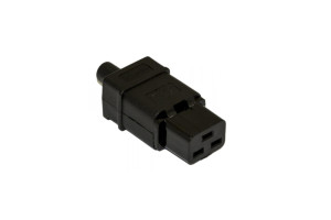 16521832 Разъем CON-IEC320C19 IEC 60320 C19, 220В, 16A, на кабель, контакты на винтах, плоский 54434 Hyperline