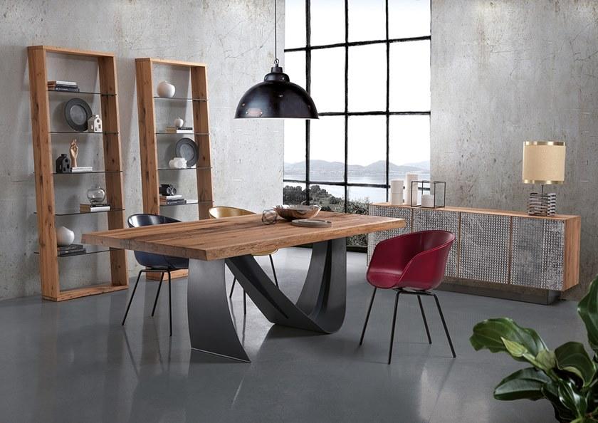 Oliver B. Открытый книжный шкаф из дерева и стекла Oliver b. wild sun-id-1411048 - Вид №1