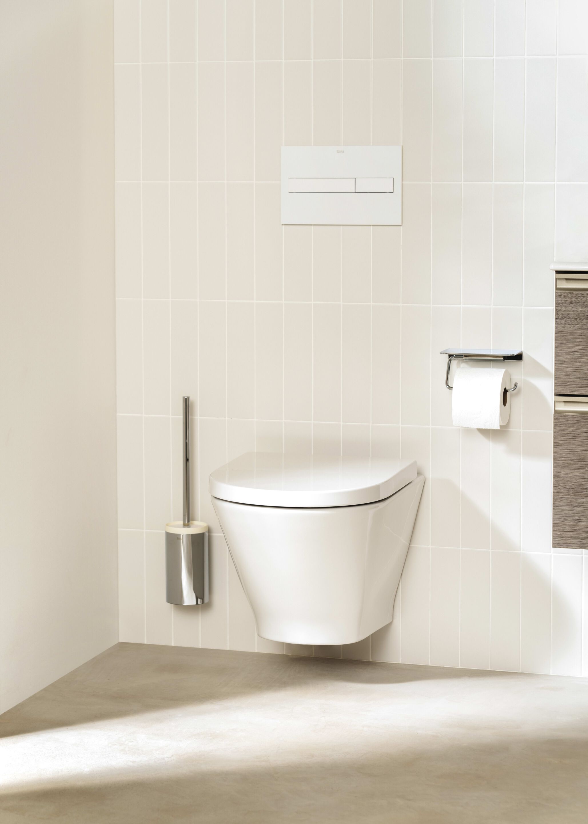 Металлический держатель рулона с полкой Roca Hotels ARCH-00152993 - Вид №1