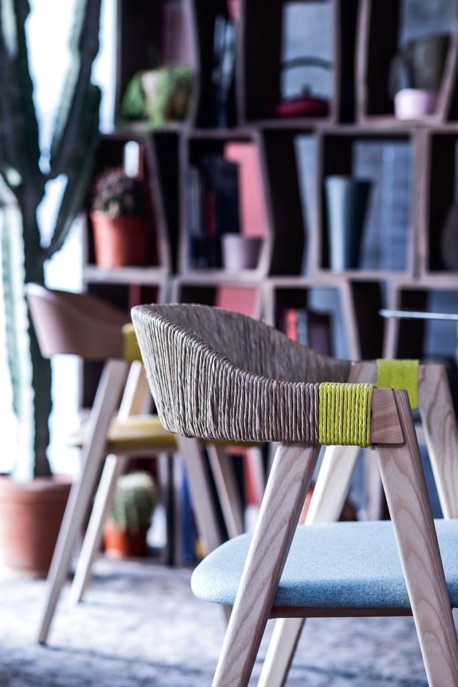 Moroso Штабелируемый деревянный стул с подлокотниками Mathilda sun-id-1407214 - Вид №11