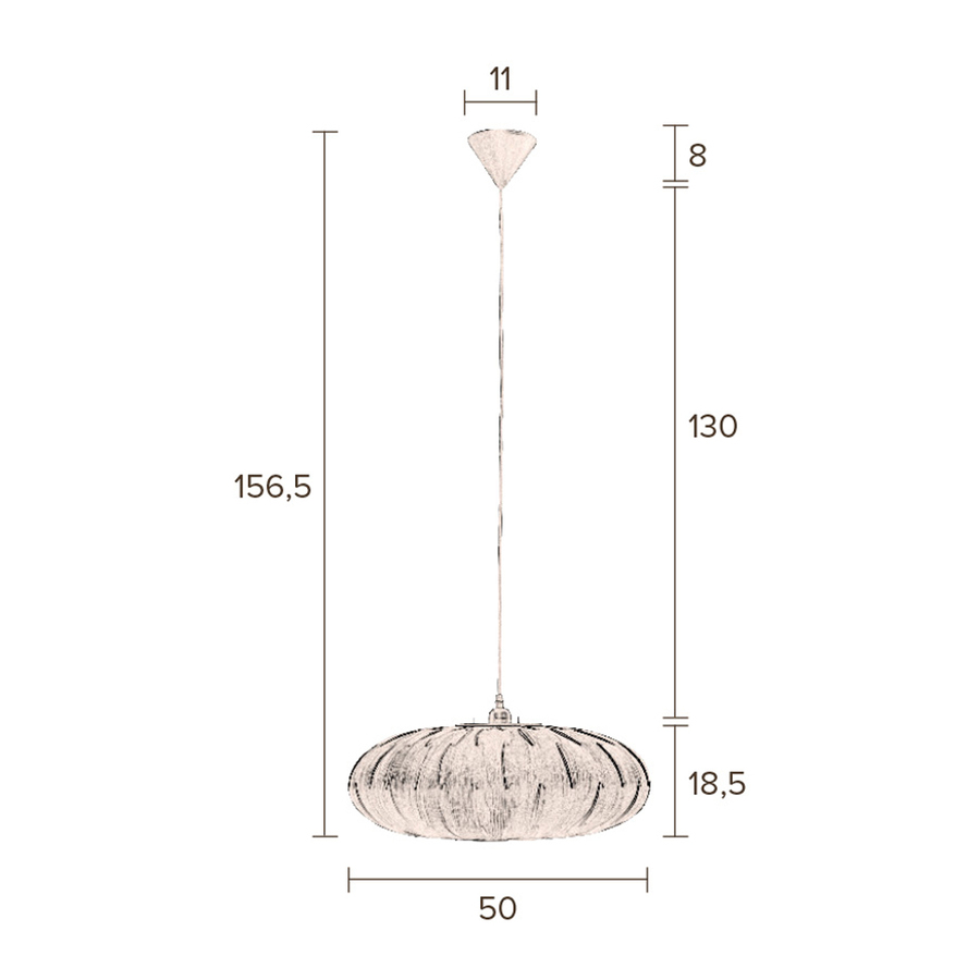 Лампа подвесная Bond, овальная Dutchbone 5300051 - Вид №9