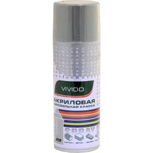 Краска аэрозольная Vivido цвет серебряный металлик 18846784 STLM-2126138
