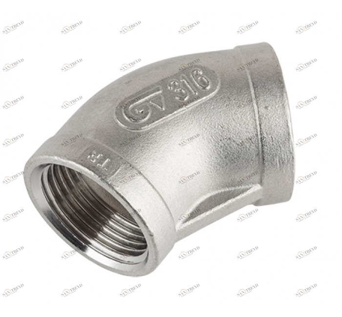 GENEBRE 0120 05 45º elbow F-F BSP thread 