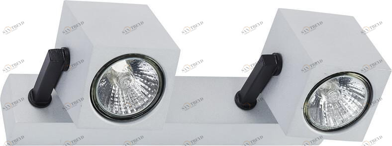 Спот настенный серебристый Nowodvorski Cuboid 6518 NOWODVORSKI CUBOID SILVER 00-3891722 Серебро 