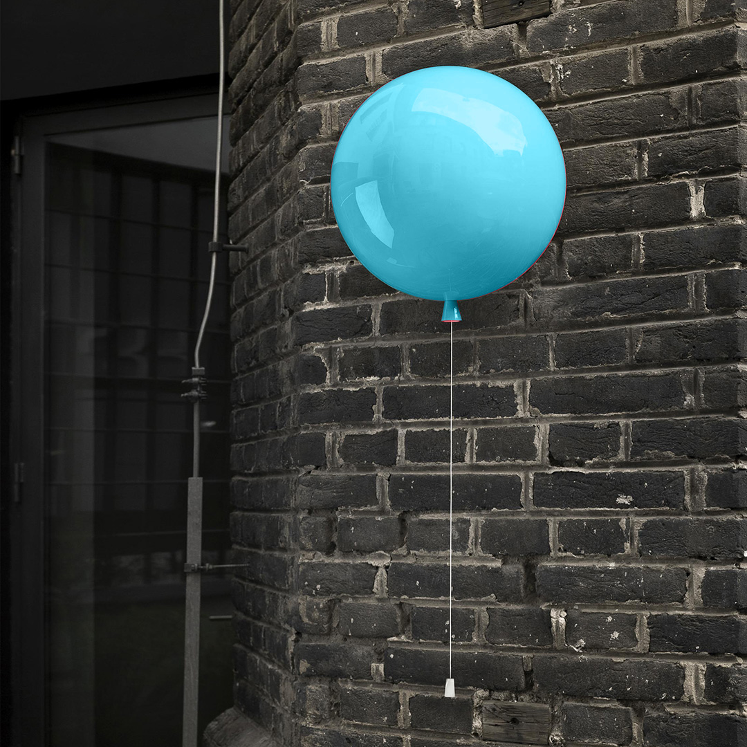 Brokis MEMORY WALL D250 CGC 601 настенный светильник воздушный шар бирюзовый 104351 - Вид №1