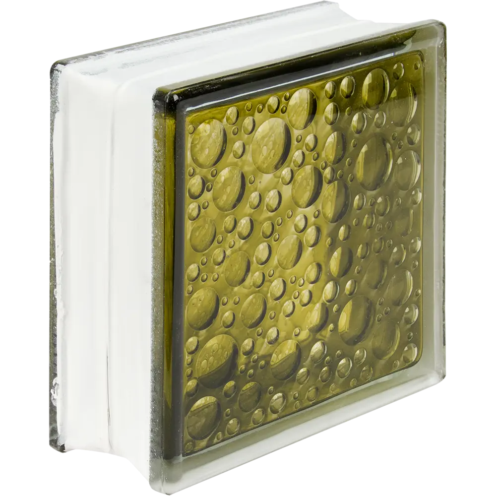 Стеклоблок Богема Савона цвет ярко-бронзовый VITRABLOCK STLM-2096235