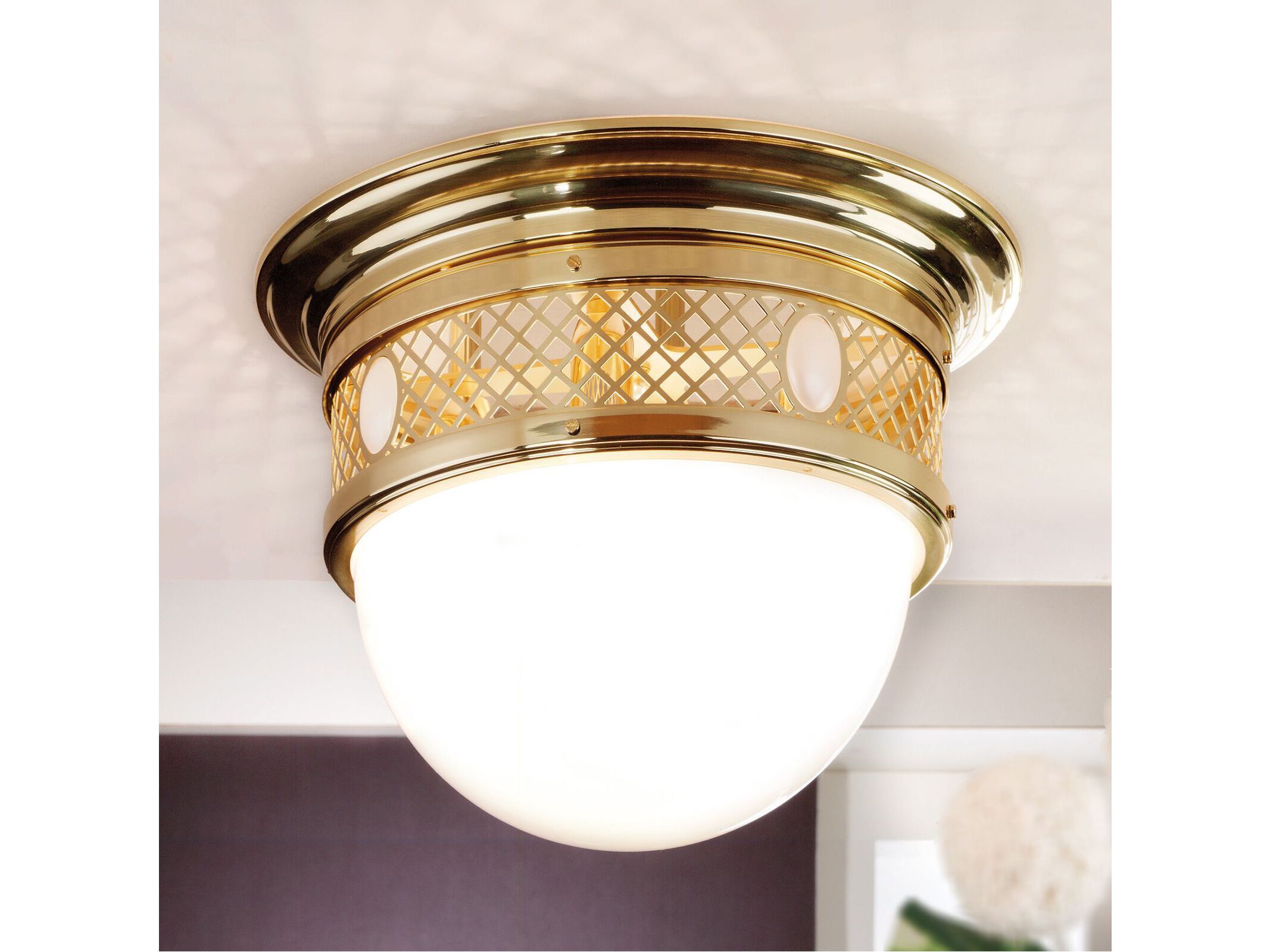 Потолочный светильник из опалового стекла Orion Alt Wien ARCH-00135161