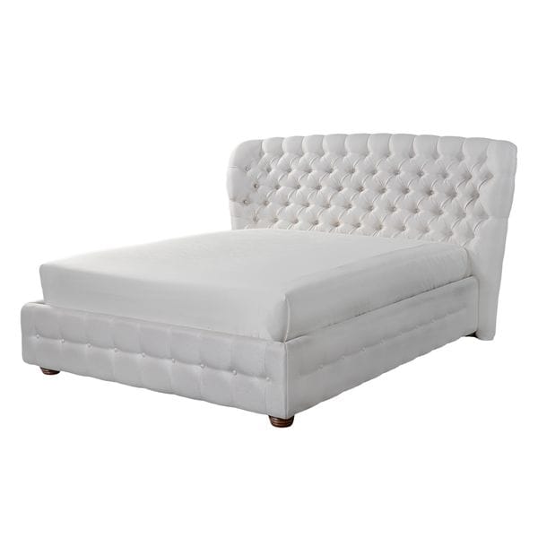 Кровать белая большая 200х200 Bellucci UNICO ДИЗАЙНЕРСКИЕ 248941 Белый  - Вид №1