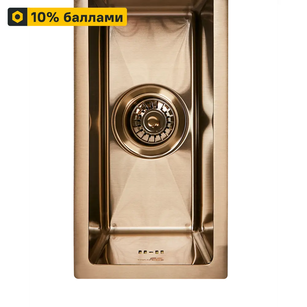 Кухонная мойка DELINIA М7G золото 20×40 см с увеличенной гарантией 89337711 M7G STLM-1376227