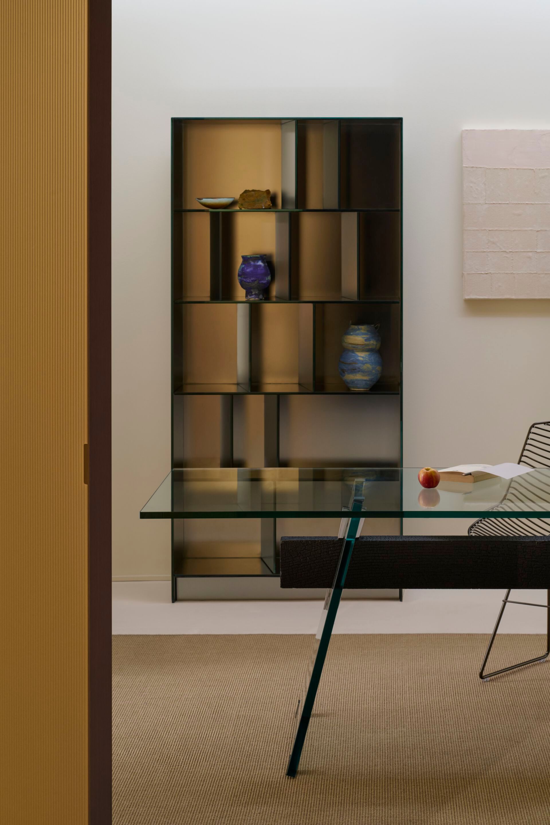 Книжный шкаф из хрусталя Glas Italia Obliquo ARCH-00096070 - Вид №1