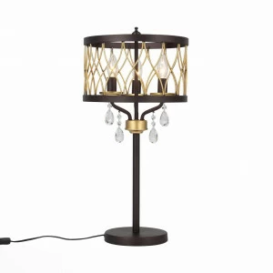Настольная лампа ST Luce Grassо SL789.424.03 ST LUCE ИНТЕРЬЕРНЫЕ 110879 Коричневый