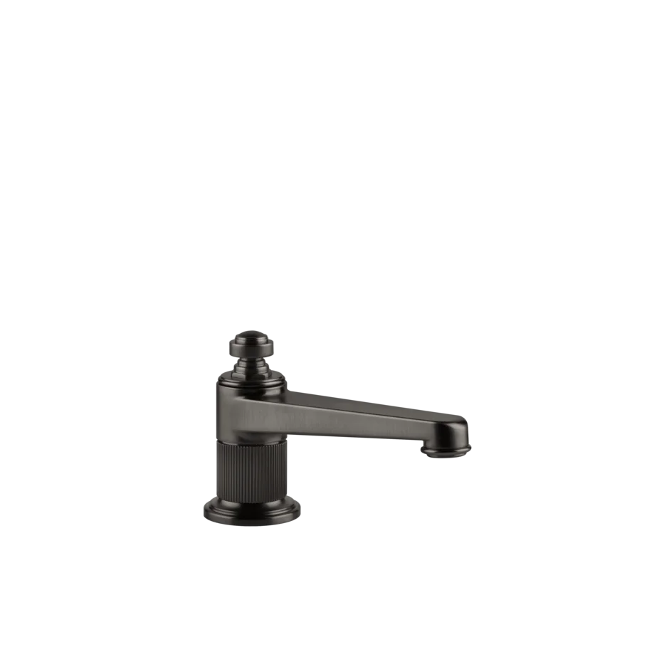 Носик для умывальника 65021 707 Gessi Venti20 ЧЕРНЫЙ МЕТАЛЛ BR. PVD 65021707
