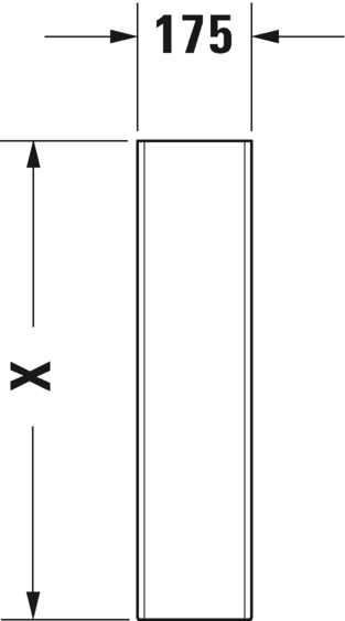 0858390000 Пьедестал для раковины овальная Duravit ME BY STARCK - Вид №4