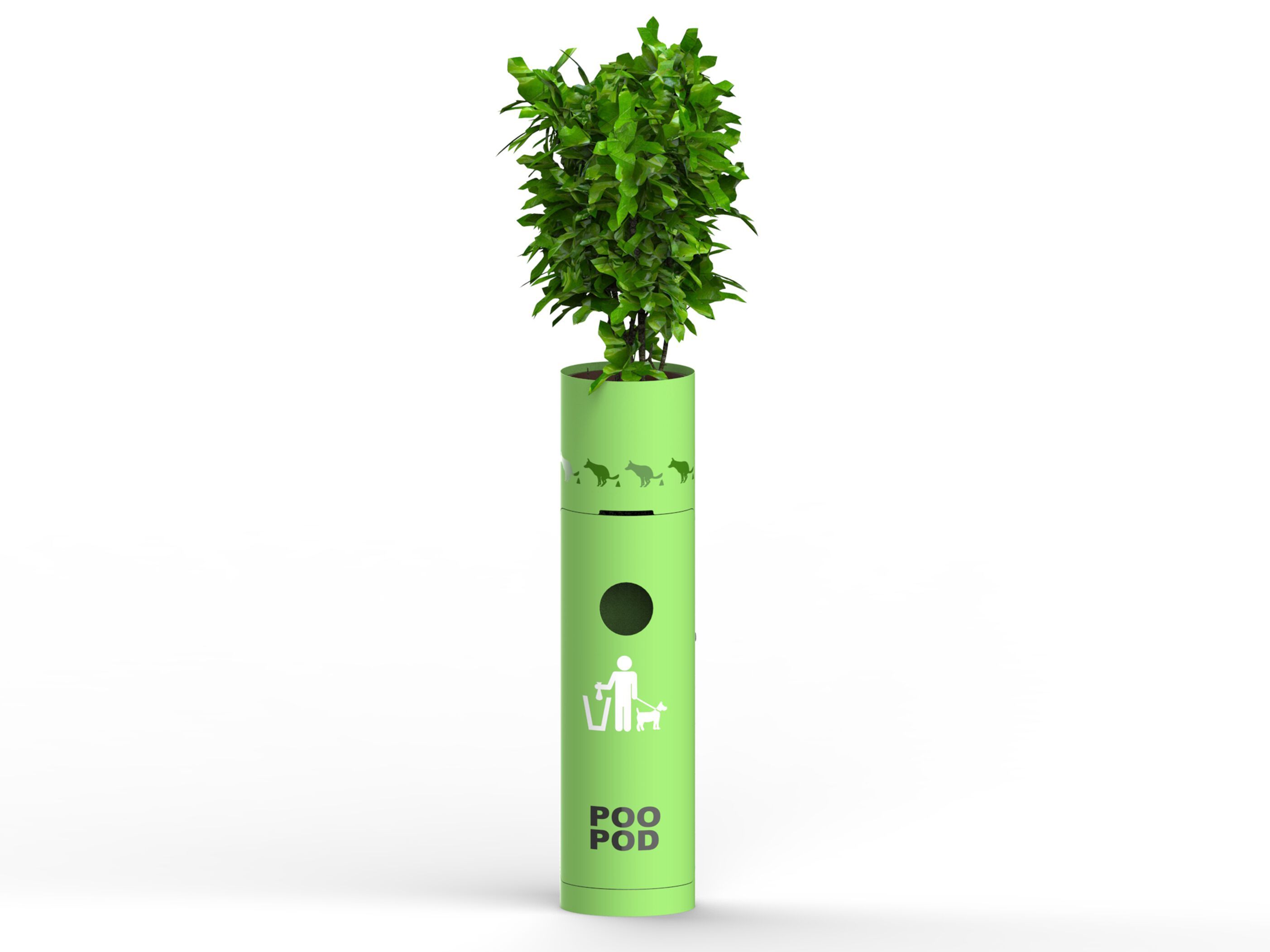 Стойка для мусора из листового металла для собак на открытом воздухе CITYSì ARCH-00047144