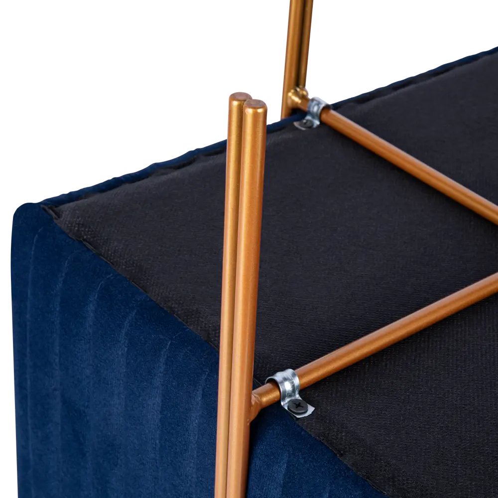 Пуф Santreyd велюр синий 40×42 см - компактный и удобный 89392882 STLM-1477576 - Вид №3