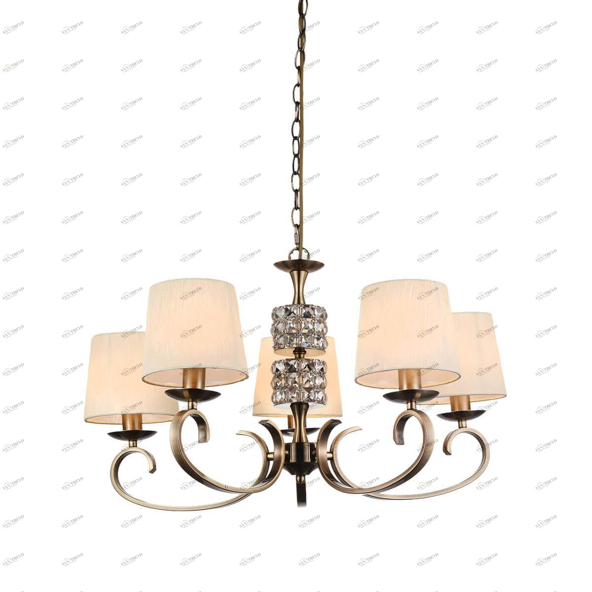 Подвесная люстра Omnilux OML-61403-05 OMNILUX ДИЗАЙНЕРСКИЕ 185551 Белый 