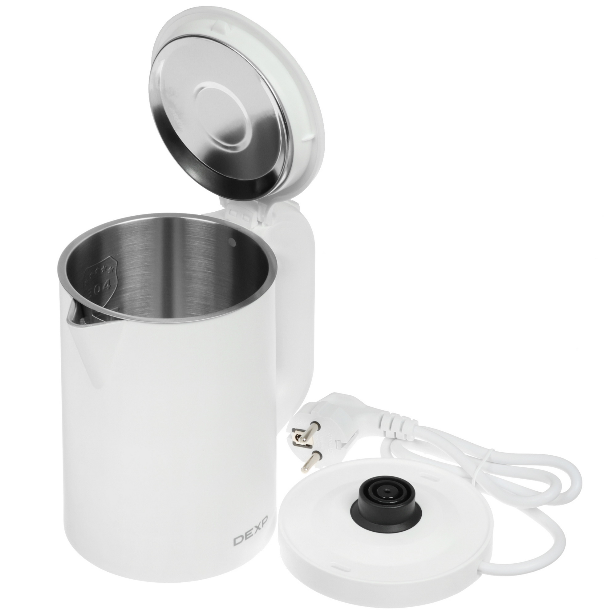 9070820 Электрочайник DEXP EK-09DWW белый STDN-0008253 - Вид №4