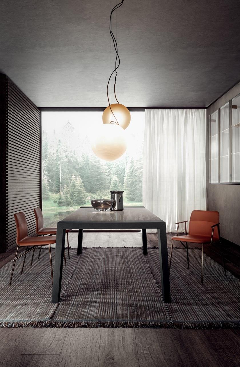 PIANCA Прямоугольный деревянный стол с мраморной столешницей sun-id-1357240 - Вид №2