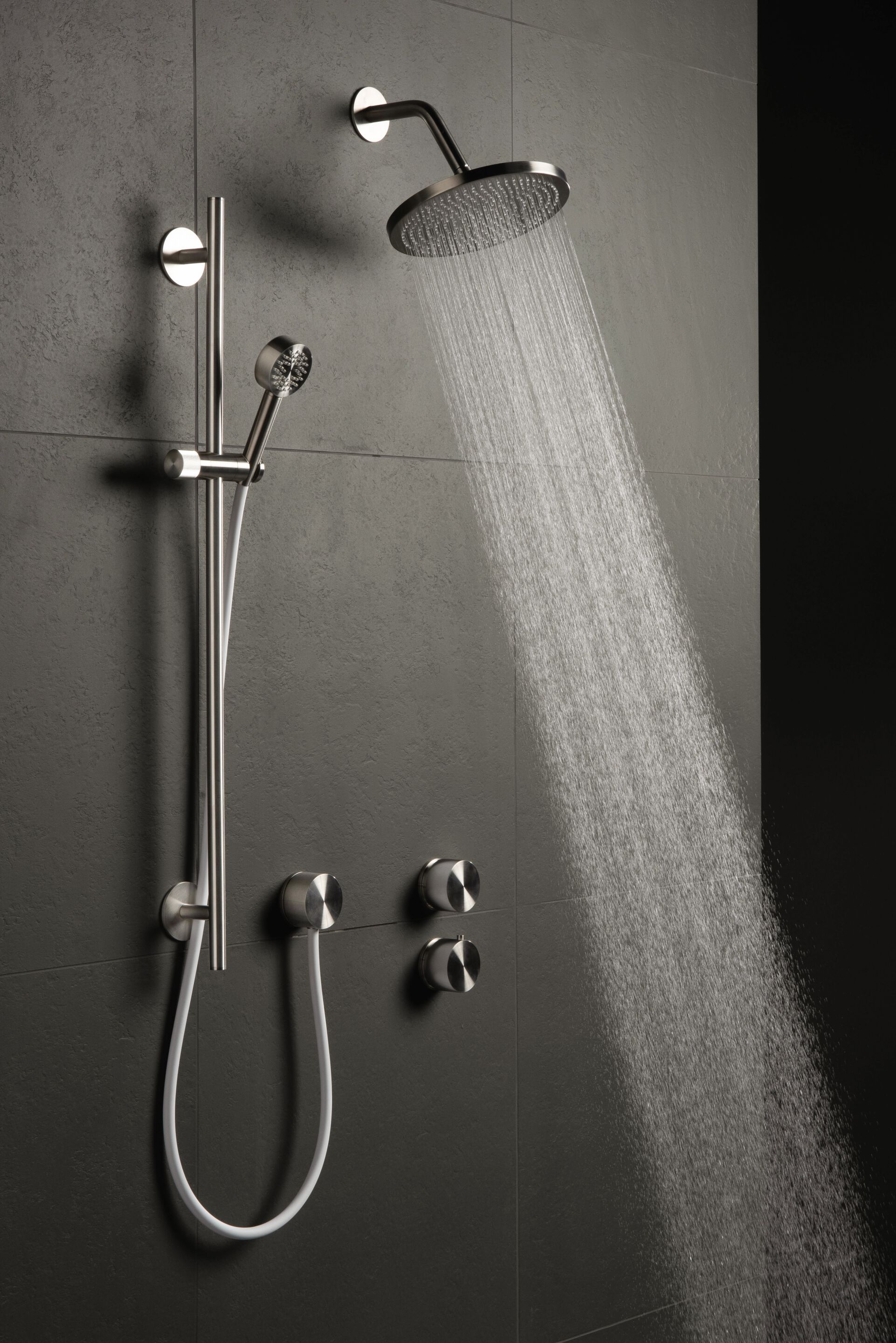 Термостатический смеситель для душа из нержавеющей стали с переключателем Amphora катушка ARCH-00029320 - Вид №3