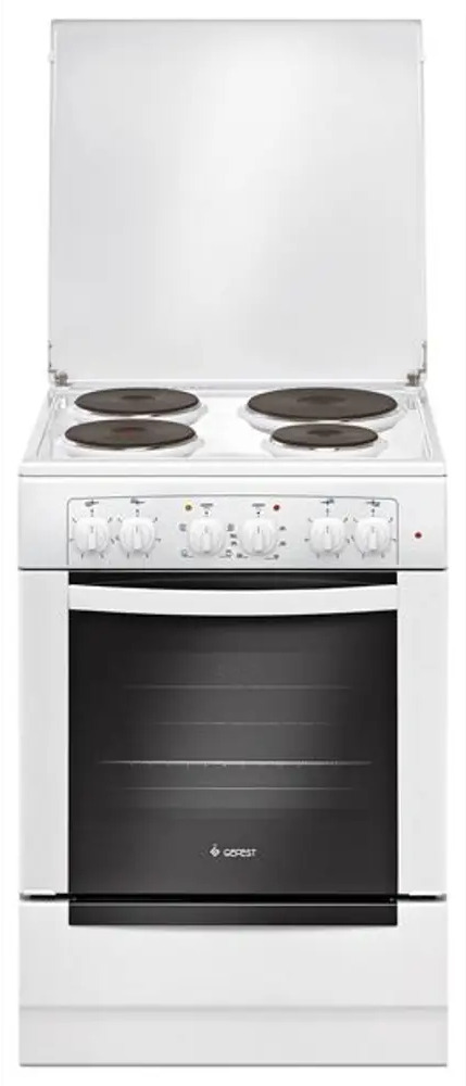 90414531 Электрическая плита с духовкой Gefest 6140-01 66x66x94 см цвет белый STLM-0861755