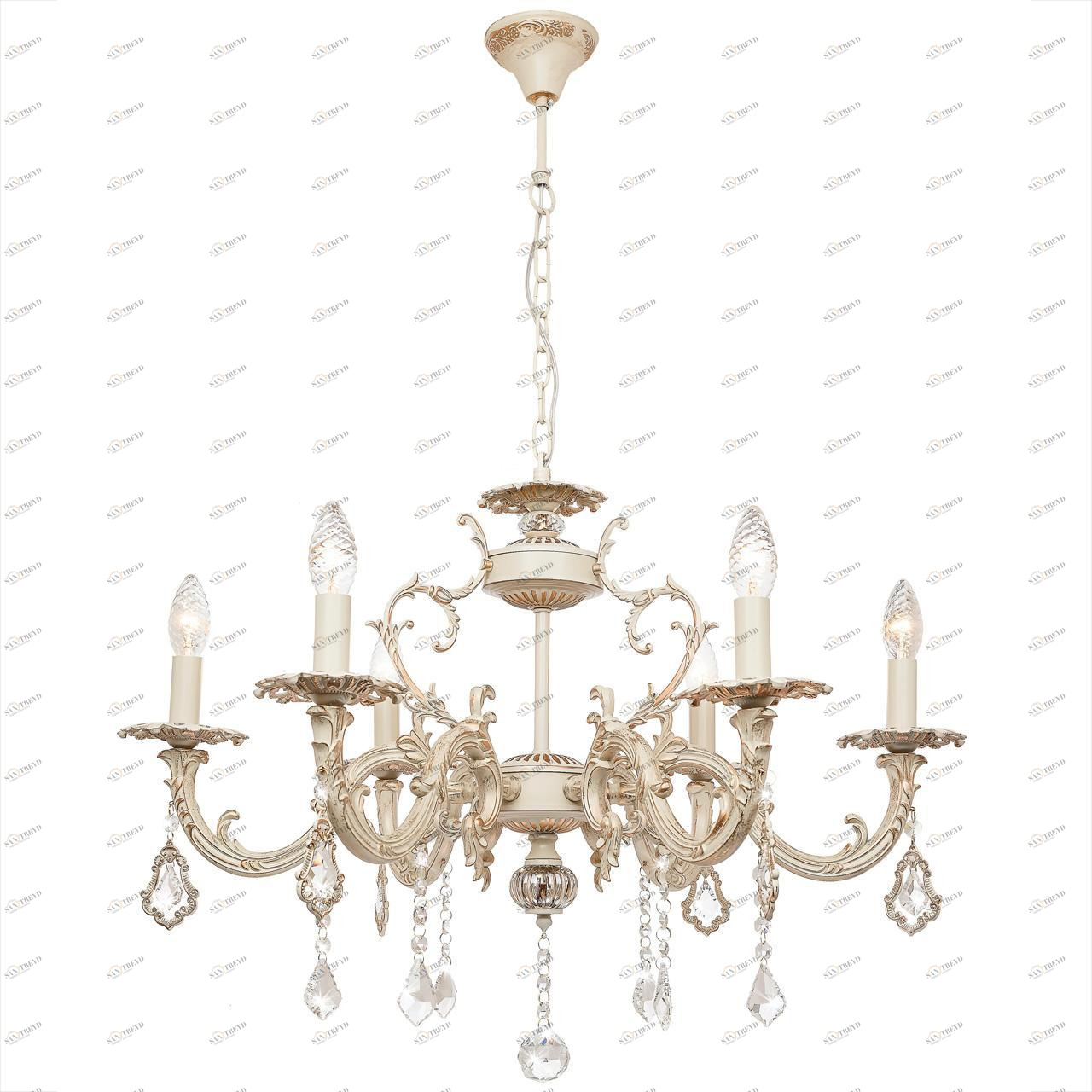 Подвесная люстра Silver Light Marian 733.51.6 SILVER LIGHT MARIAN 186697 Белый 