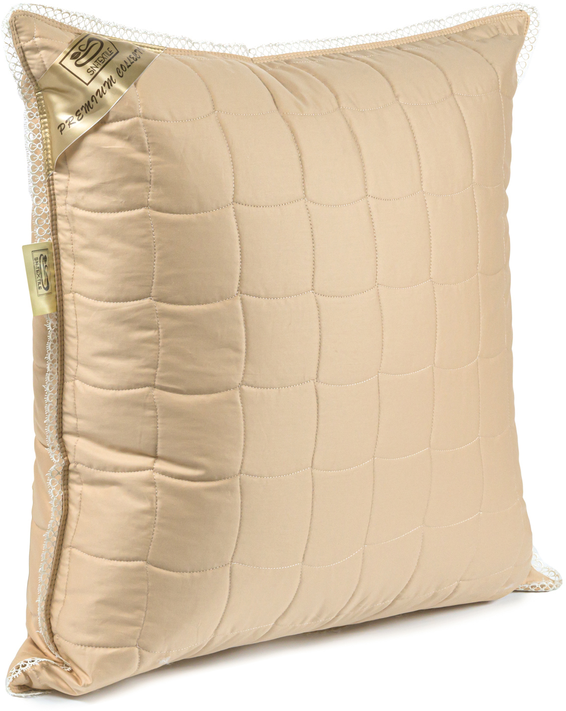 90340521 Подушка из верблюжьего пуха сатин Noil Camelus 70х70 см STLM-0191384 SN TEXTILE